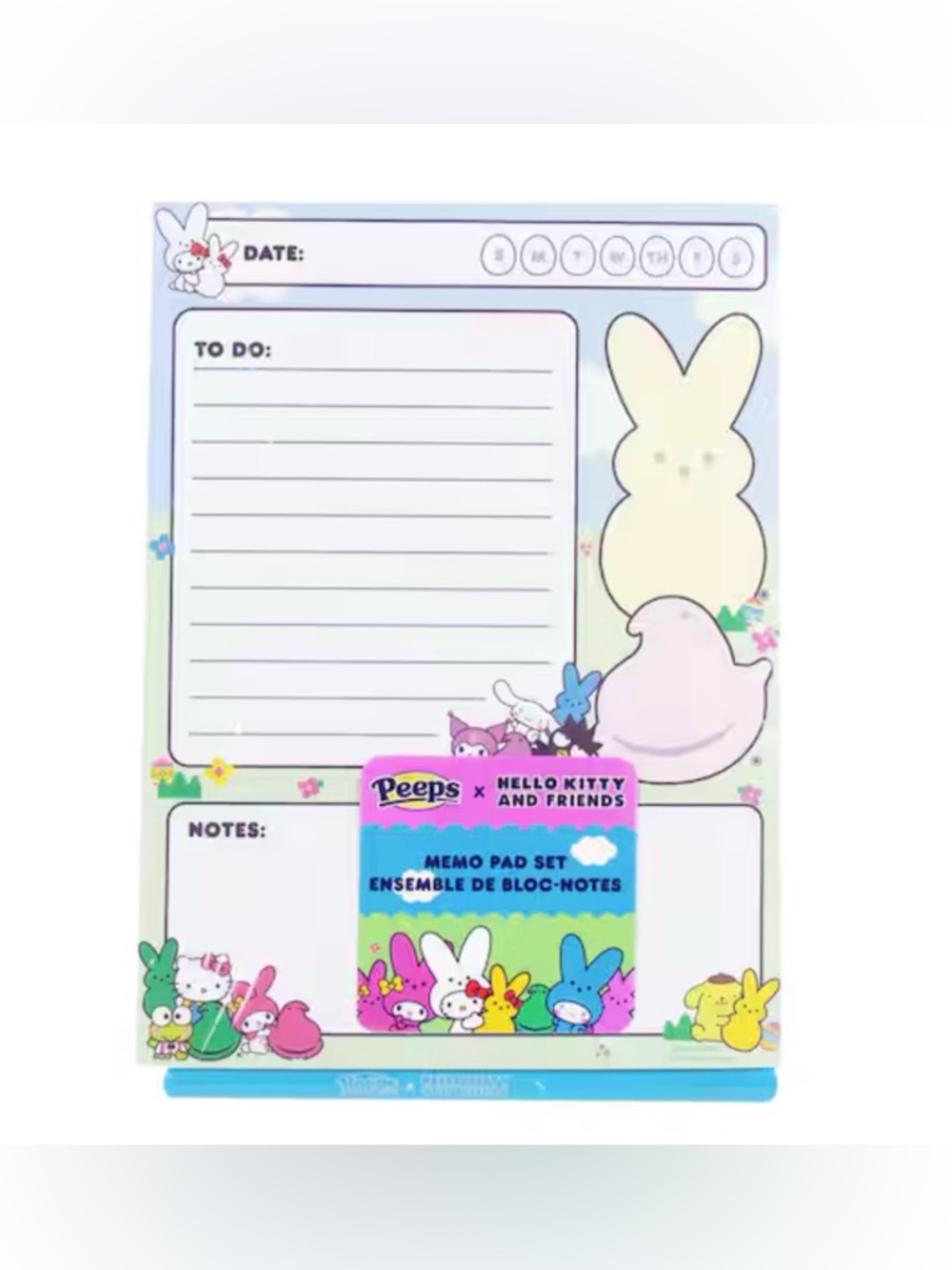 PEEPS x HELLO KITTY AND FRIENDS MEMO PAD SET
